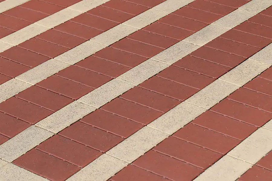 Belden Regimental Red 4x8 Clay Paver Full Size Face Brick