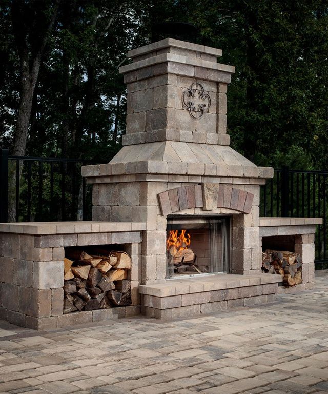 Belgard Outdoor Fireplace Kits