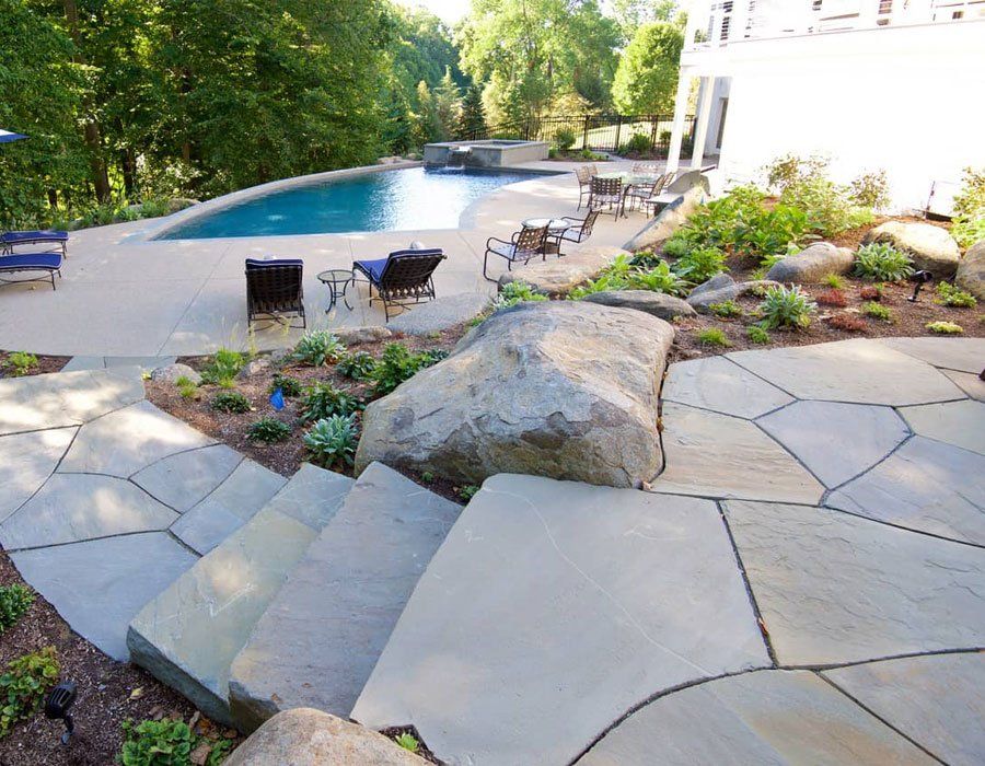 Pennsylvania Irregular Flagstone Natural Landscape Stone