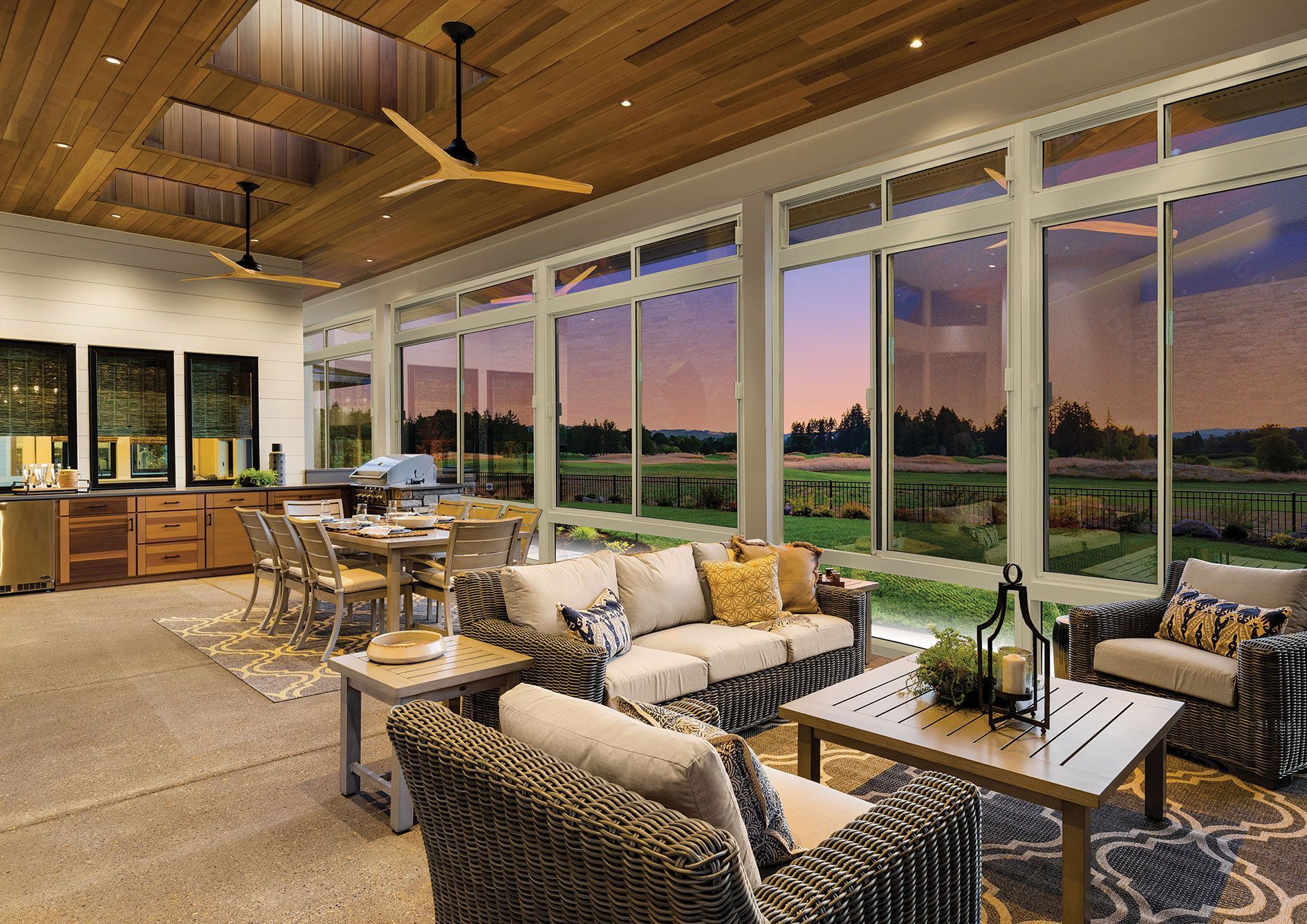 Front entry walkway exterior landscape lighting