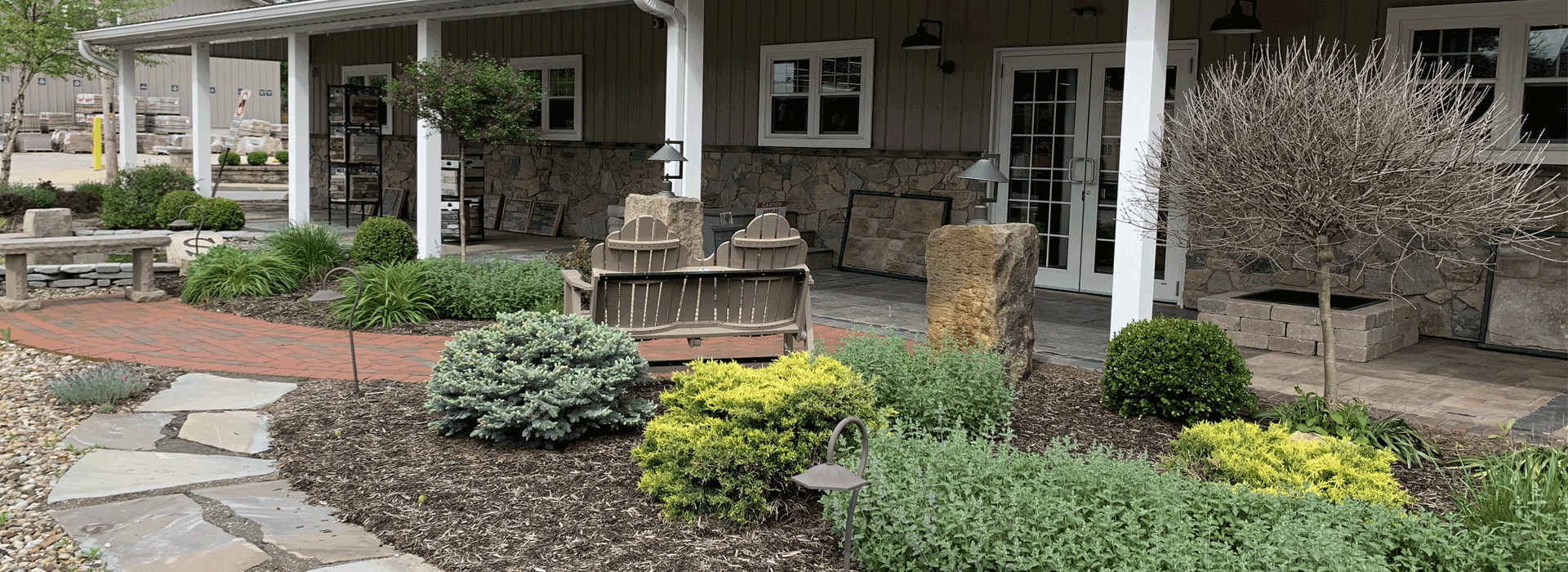 Valley City Supply natural landscape stone Ohio showroom and supply yard