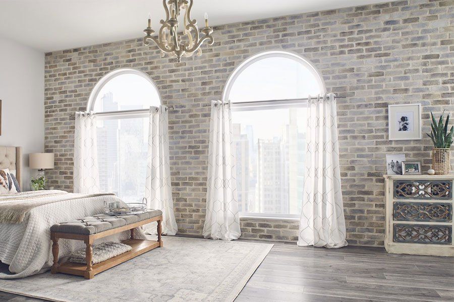 Eldorado Stone Latigo Thin Brick Veneer Interior Wall Living Room