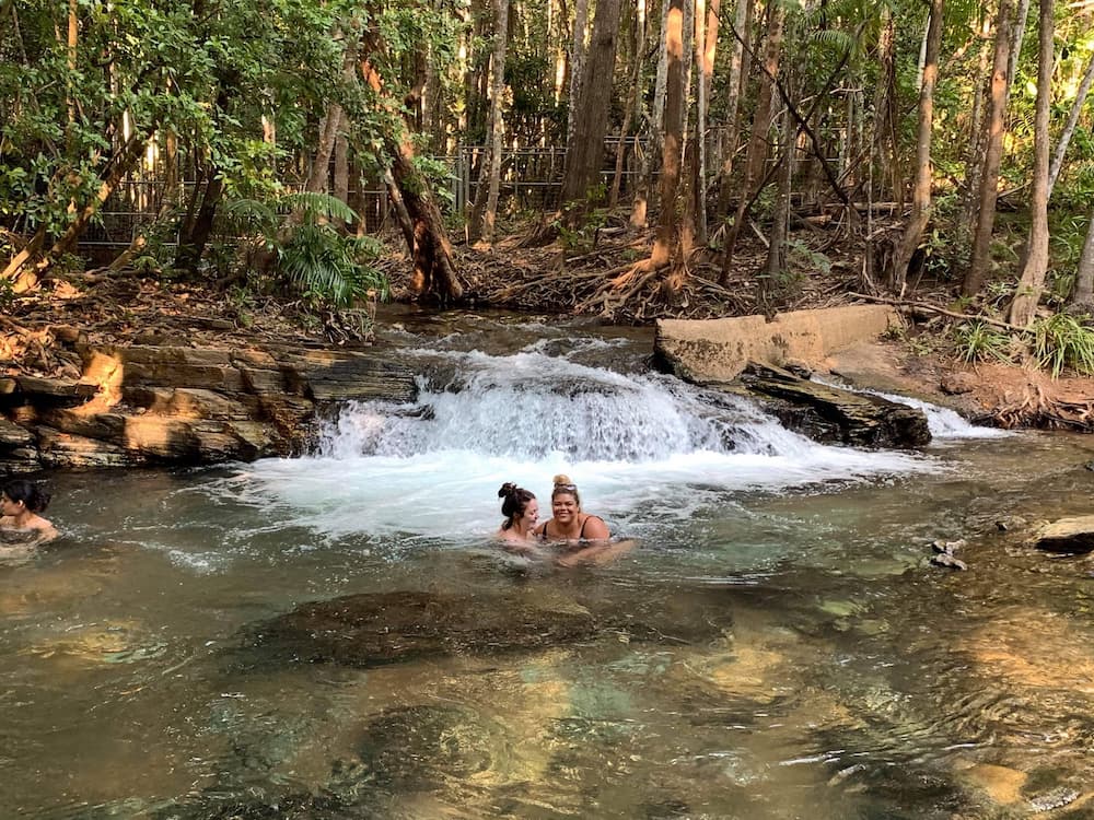 Women Enjoying the Nature — Litchfield Budget Tours in Darwin City, NT