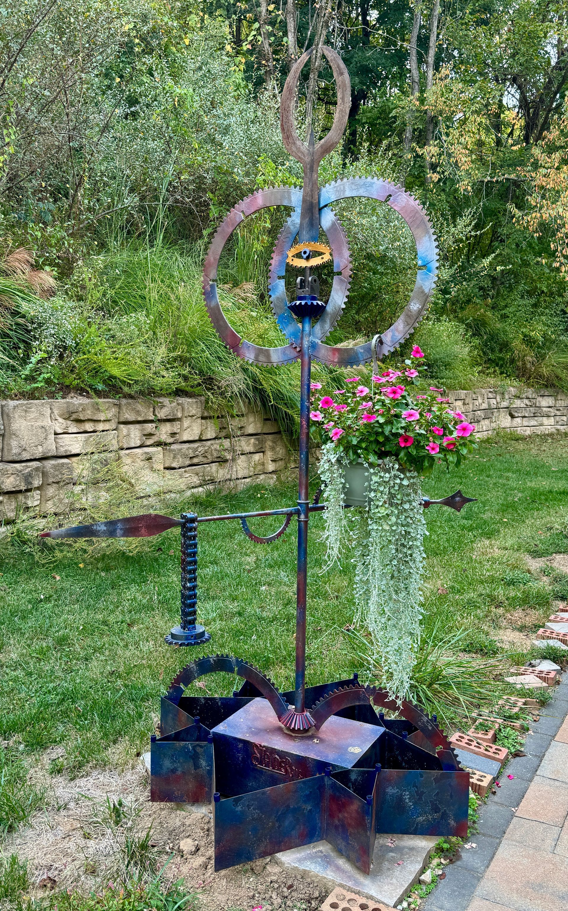 Stauder's metamorphic metal sculpture art