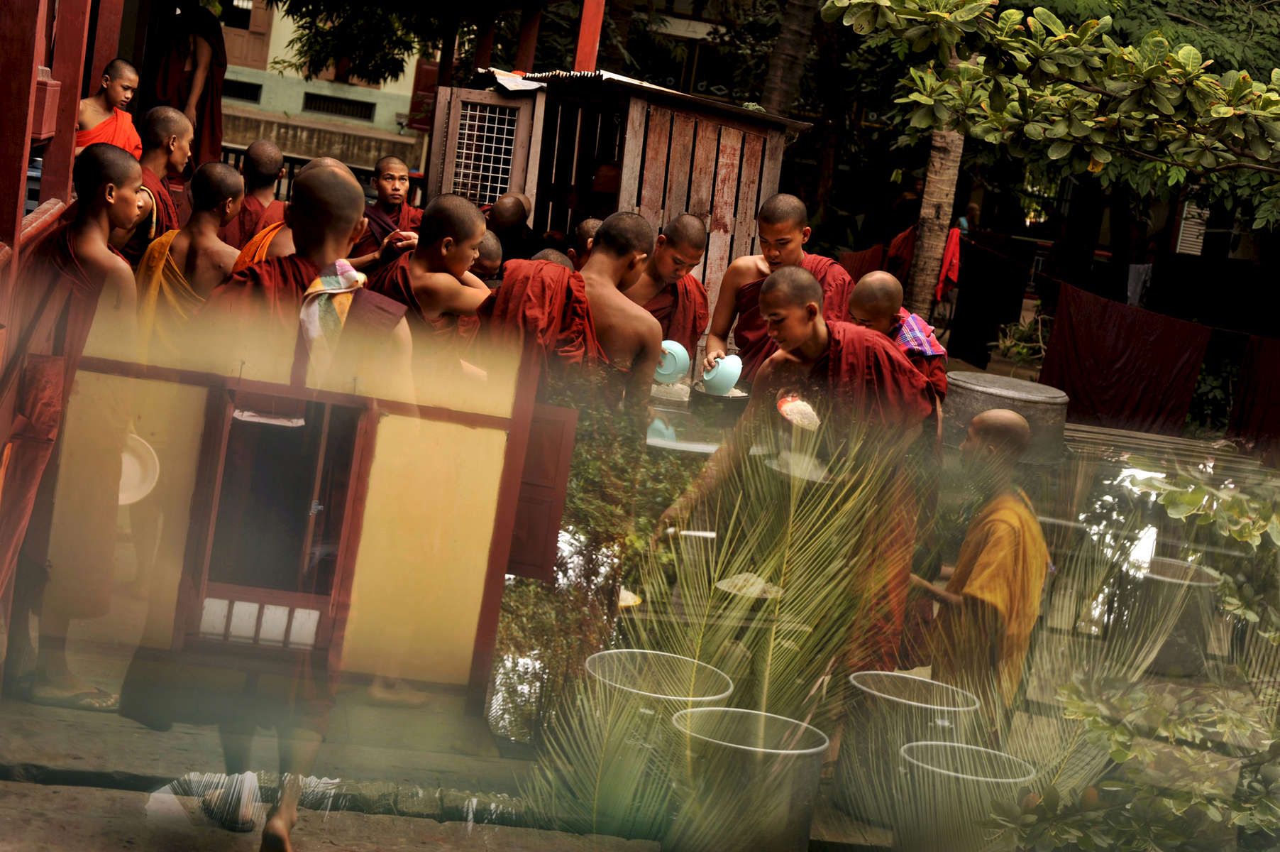 Monique Stauder photography Mahagandhayon Monestary Mandalay Myanmar 2010