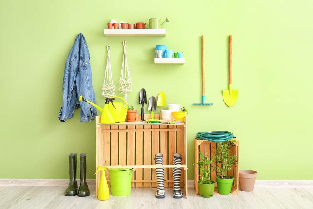 Gardening Supplies On Shelf — Landscaping Supplies in Delacombe, VIC