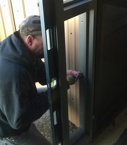 Fixing door — Danville, IL — C N Custom Steel Work