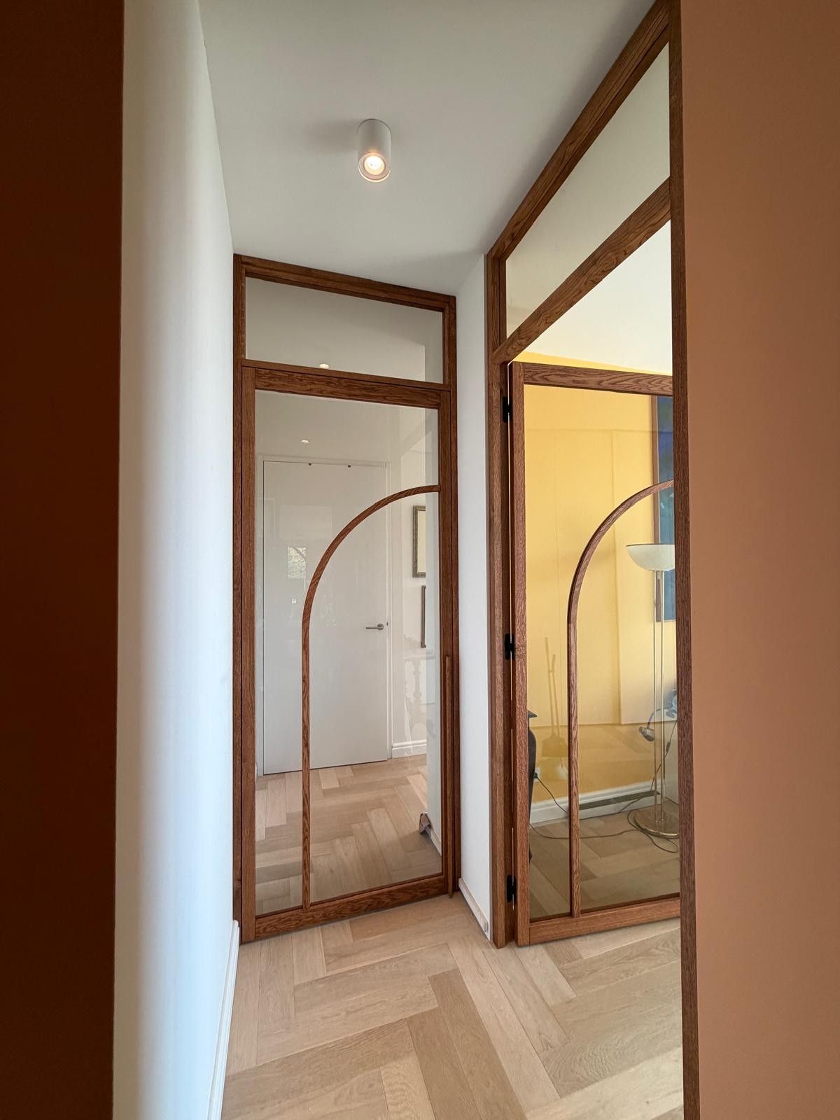 Bovenlicht eiken binnendeuren op maat gemaakt Amsterdam