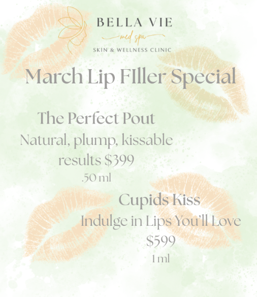 Valentine's Day lip filler specials.