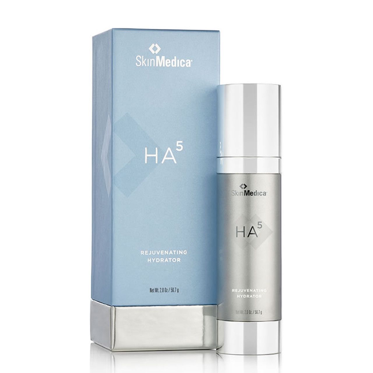 a bottle of skinmedica HA5 next to its box