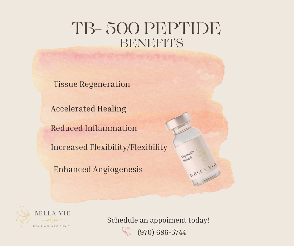 Advertisement for TB-500 peptide
