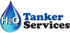 Logo featuring a blue water droplet with