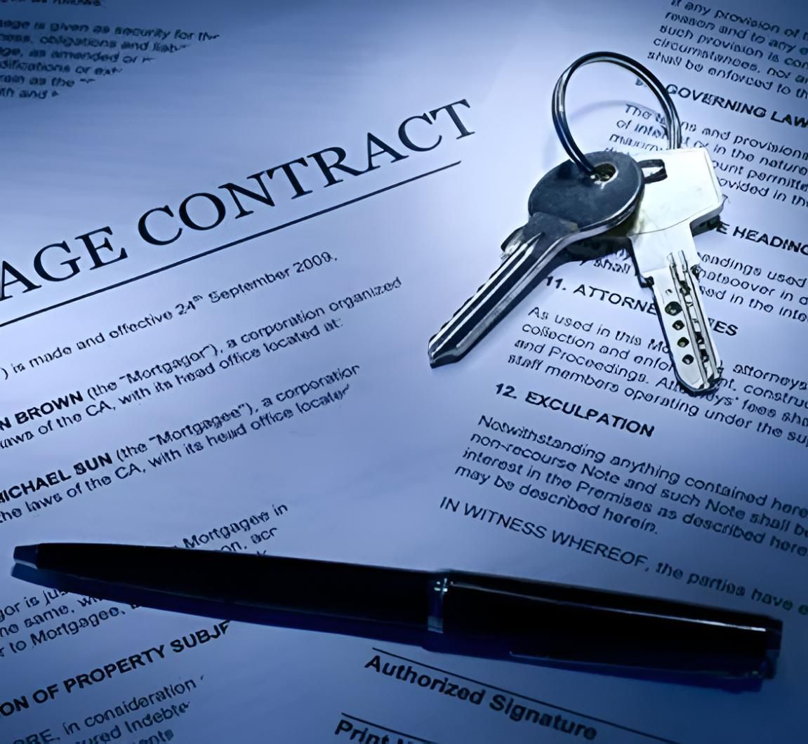 A Pen Sits on Top of a Lease Contract — Key2 Conveyancing In Forster, NSW