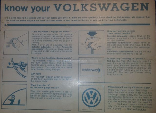 Know Your VW