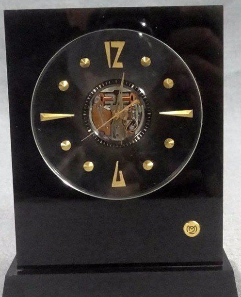 Slava transistor spaceview clock russian 214 Accutron clone Budget Accutron Service