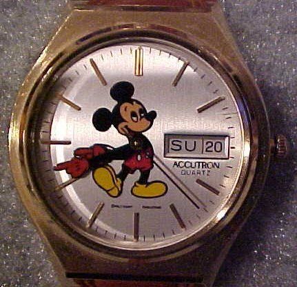 Accutron dual day Mickey Budget Accutron Service