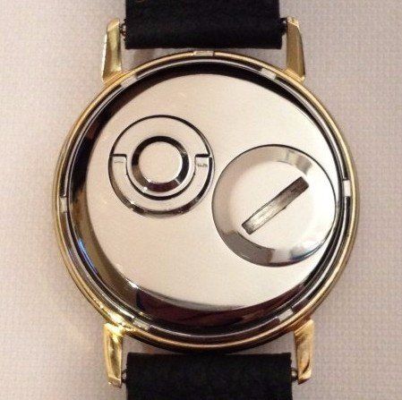 Slava Transistor watch back side restored by Budget Accutron Service