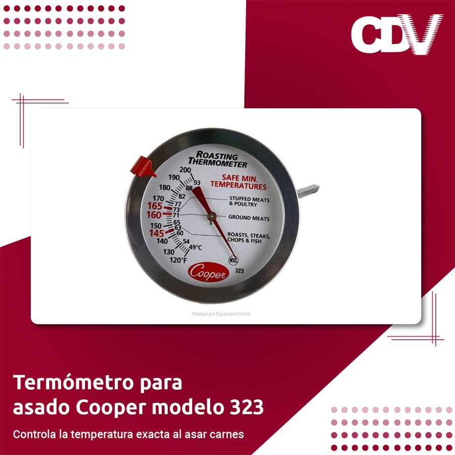 Termómetro para asado Cooper modelo 323