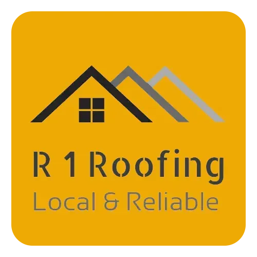 A logo for r1 roofing local and reliable