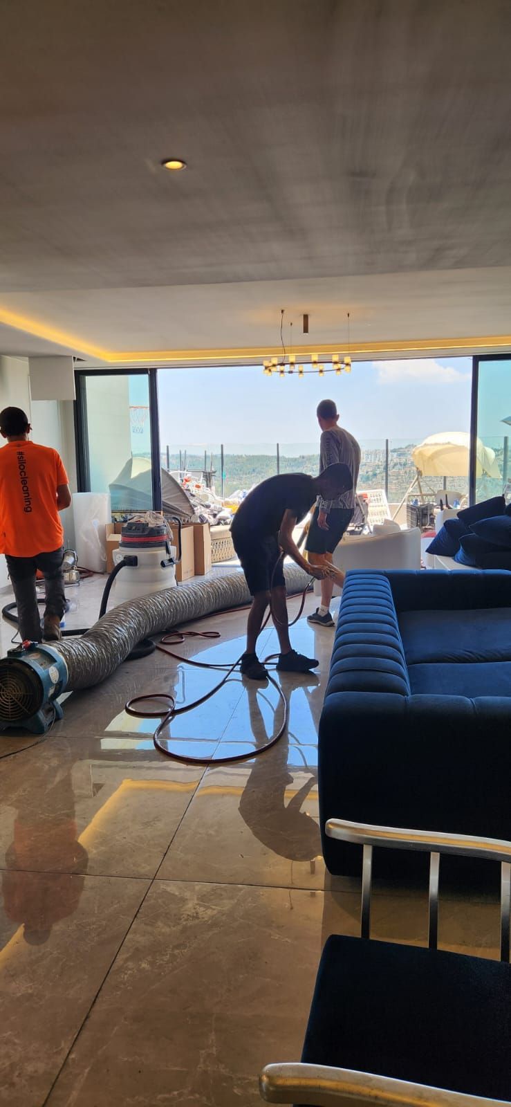 ניקוי פיח לאחר נזק שריפה