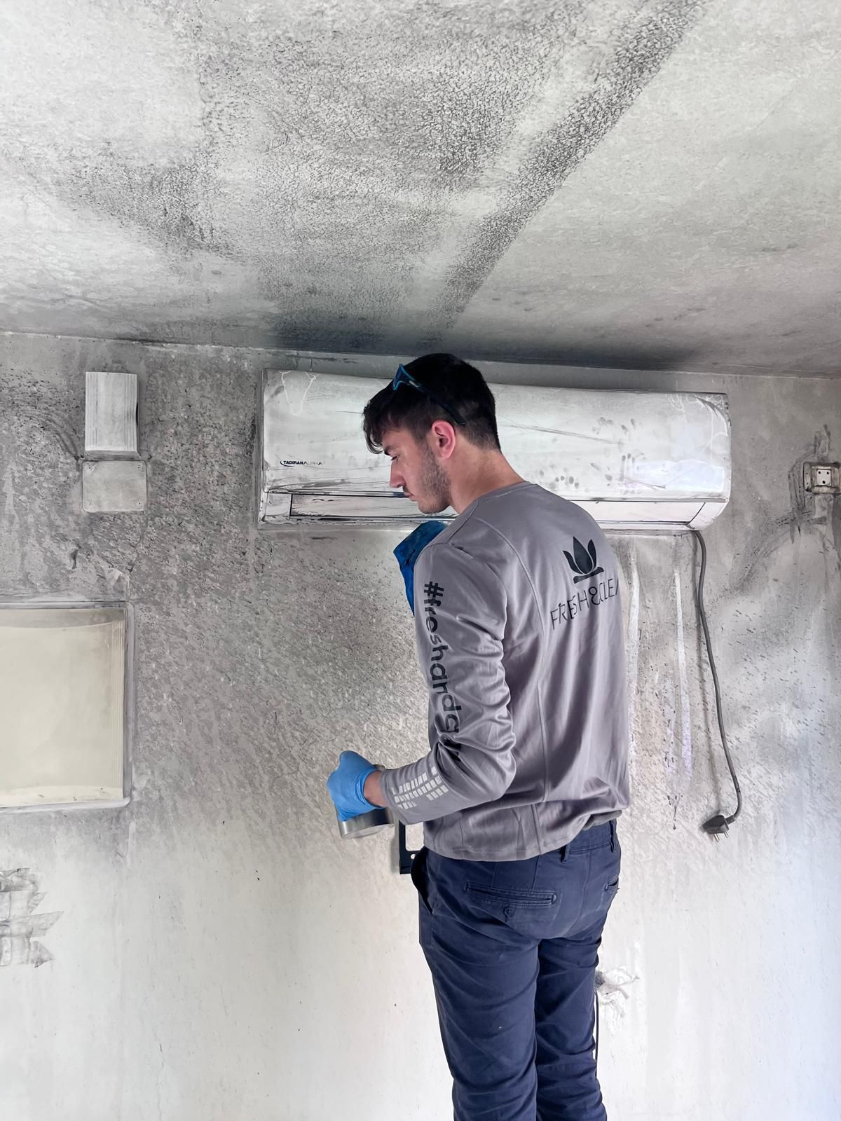 ניקוי פיח נזק שריפה