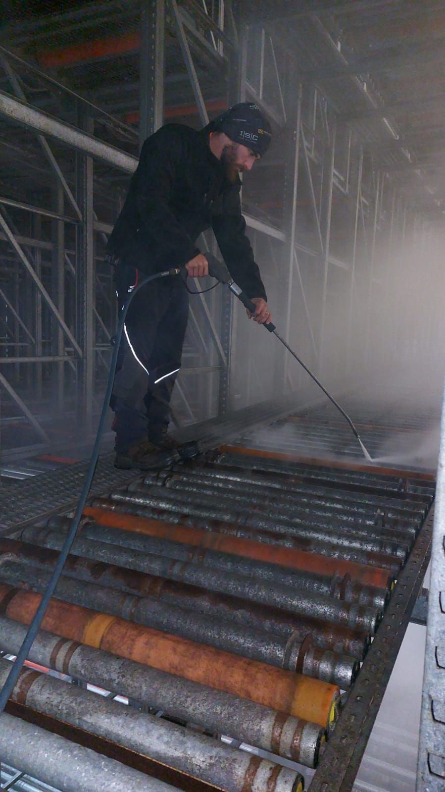 ניקיון בקיטור במרכז לוגיסטי , תעשיית המזון