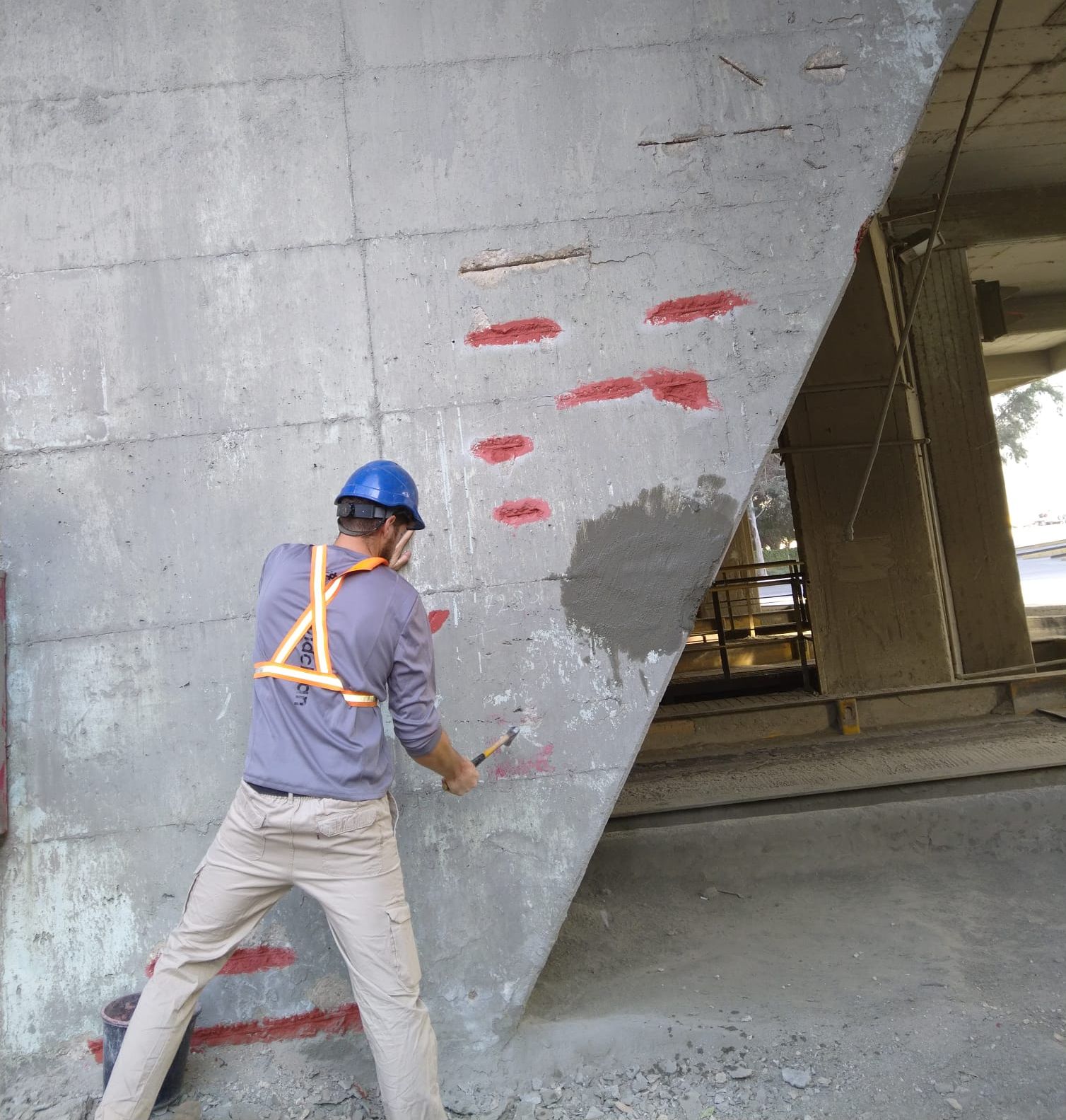 עבודות שיקום בטון