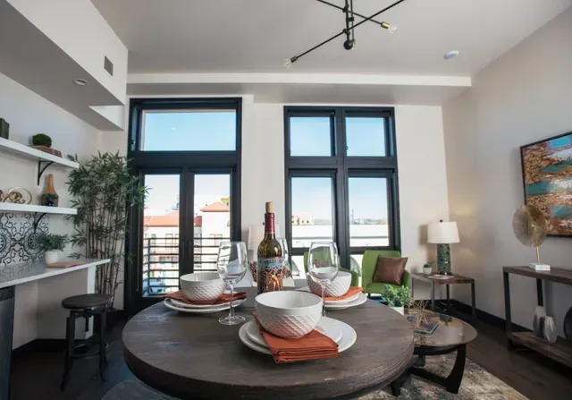 interior photo of a modern bathroom sink