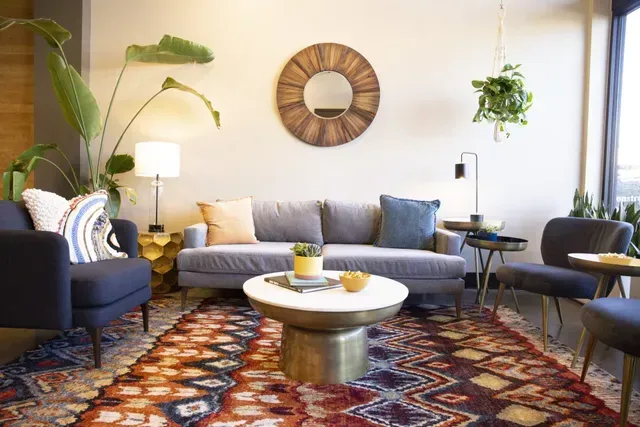 Close up photo of decorative pillows