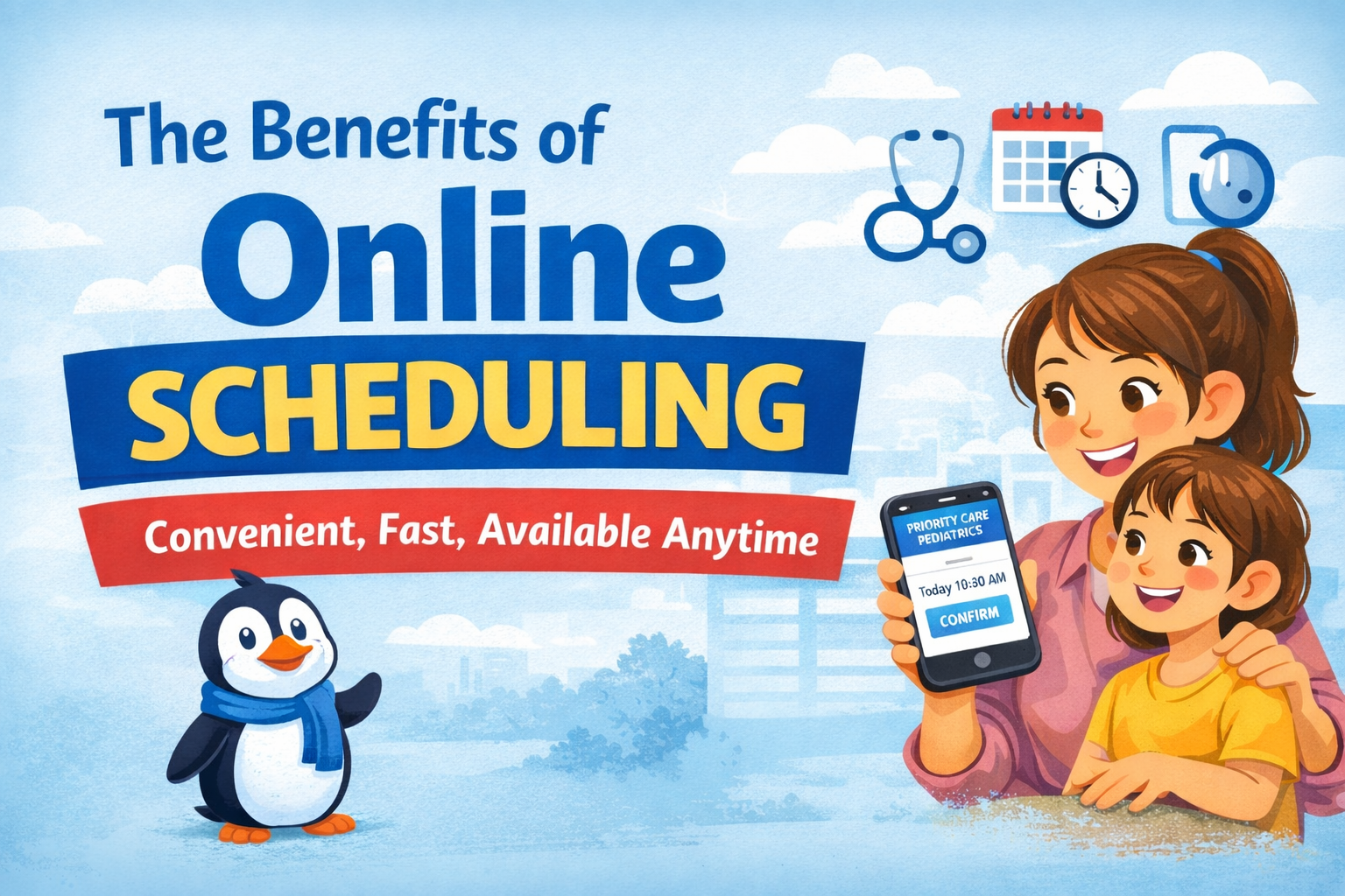 Benefits of online scheduling