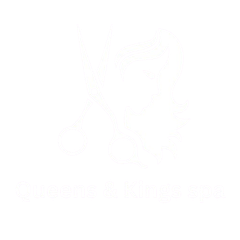 Silhouette of a person holding a phone. Text at the bottom: "Queenie's House".