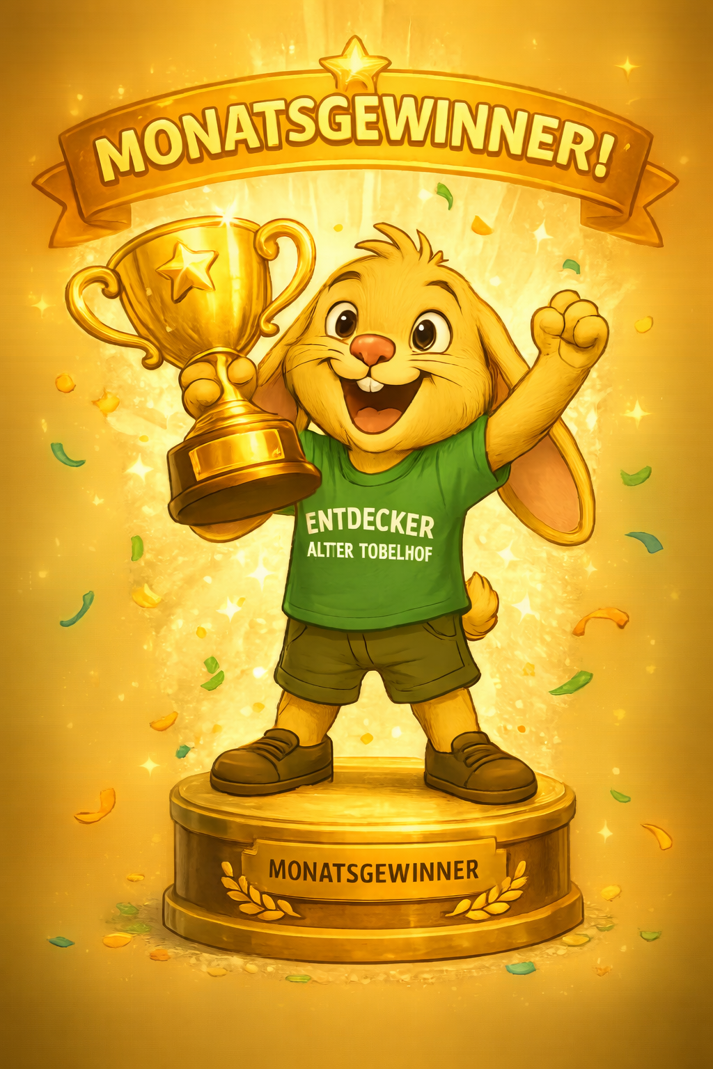 Monatsgewinner Hoppel Entdecker Parcours Zürich Alter Tobelhof Gewinnspiel