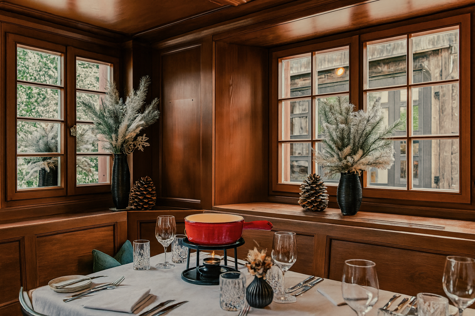 Winter seasonal christmas xmas fondue raclette cheese