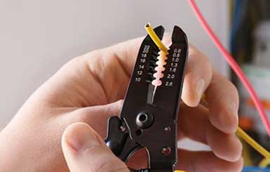 Electrical Wiring cut using electric cutter — Electric Wiring in York, PA
