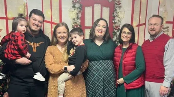 Chad Farber and his family.