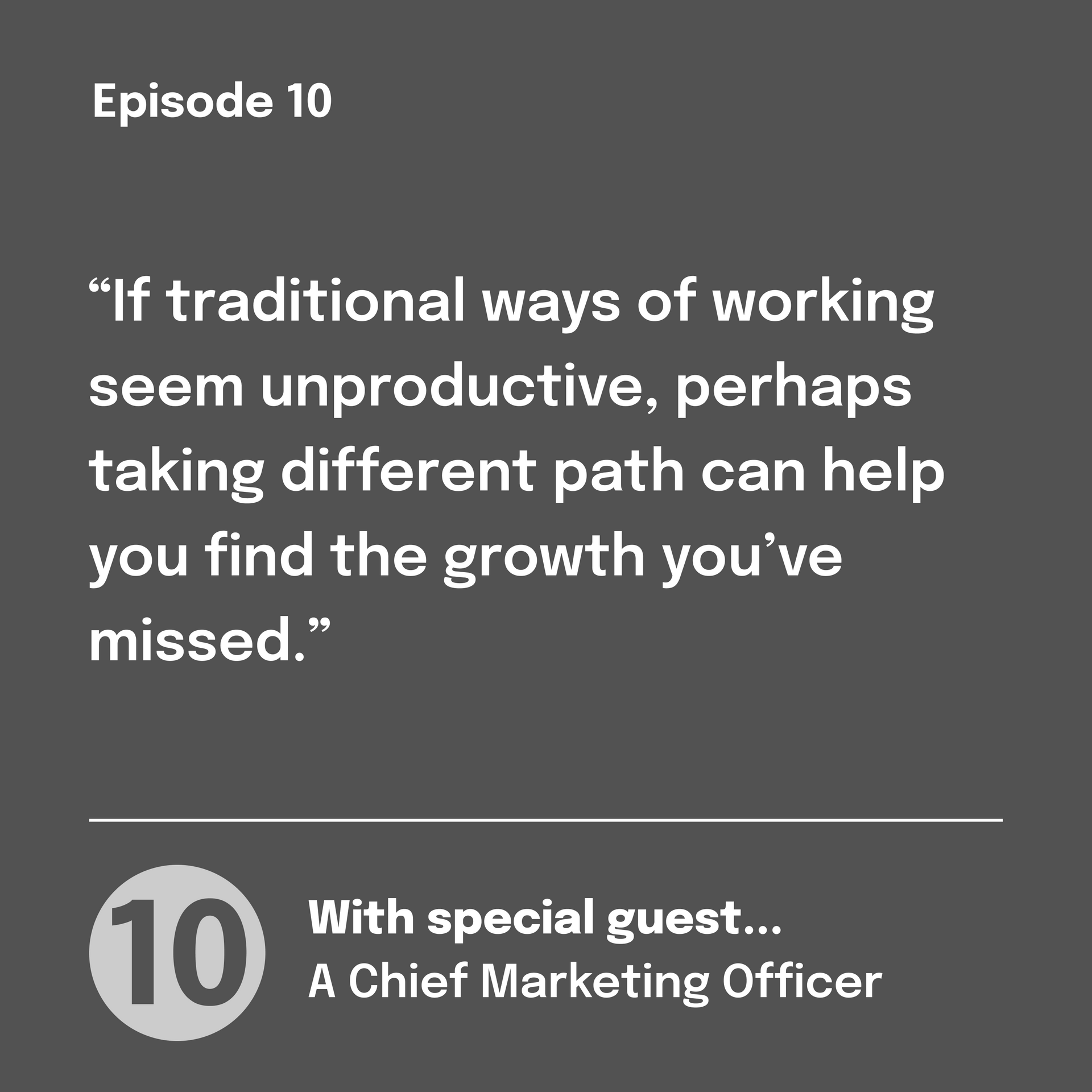 Episode 10 quote: 