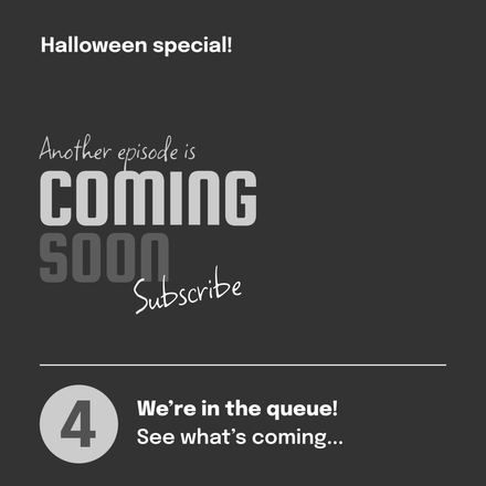 A Halloween special announcement: 