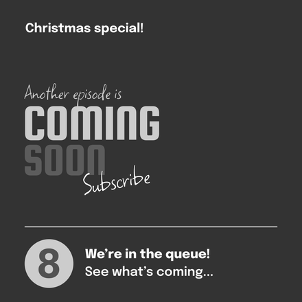 Christmas special announcement. Text reads 