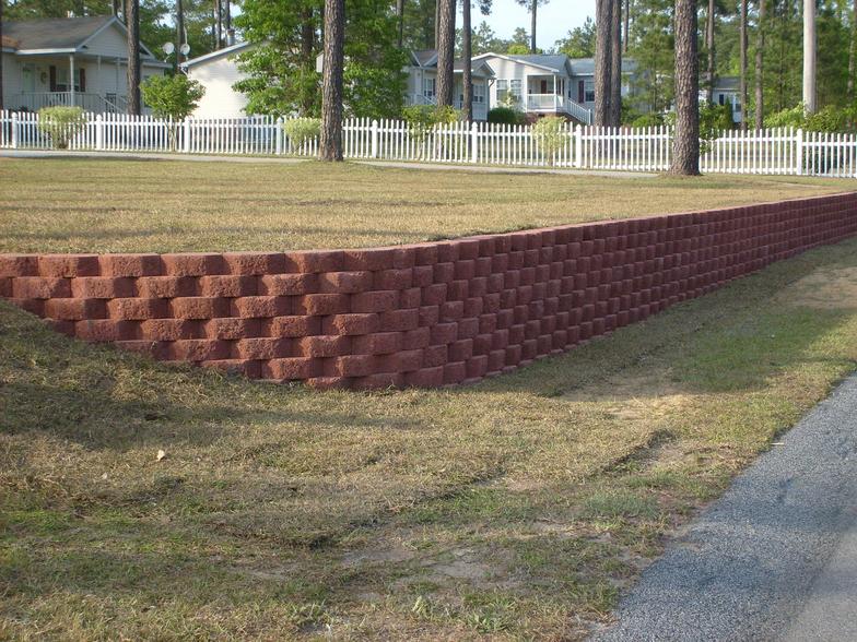 retaining walls Fayetteville, NC