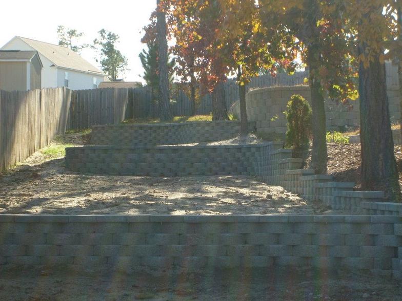 retaining walls Fayetteville, NC