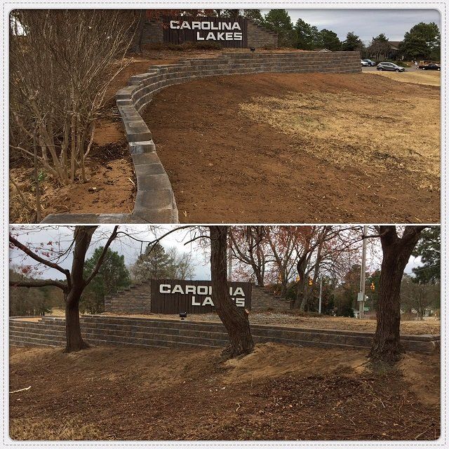 retaining walls Sanford, NC