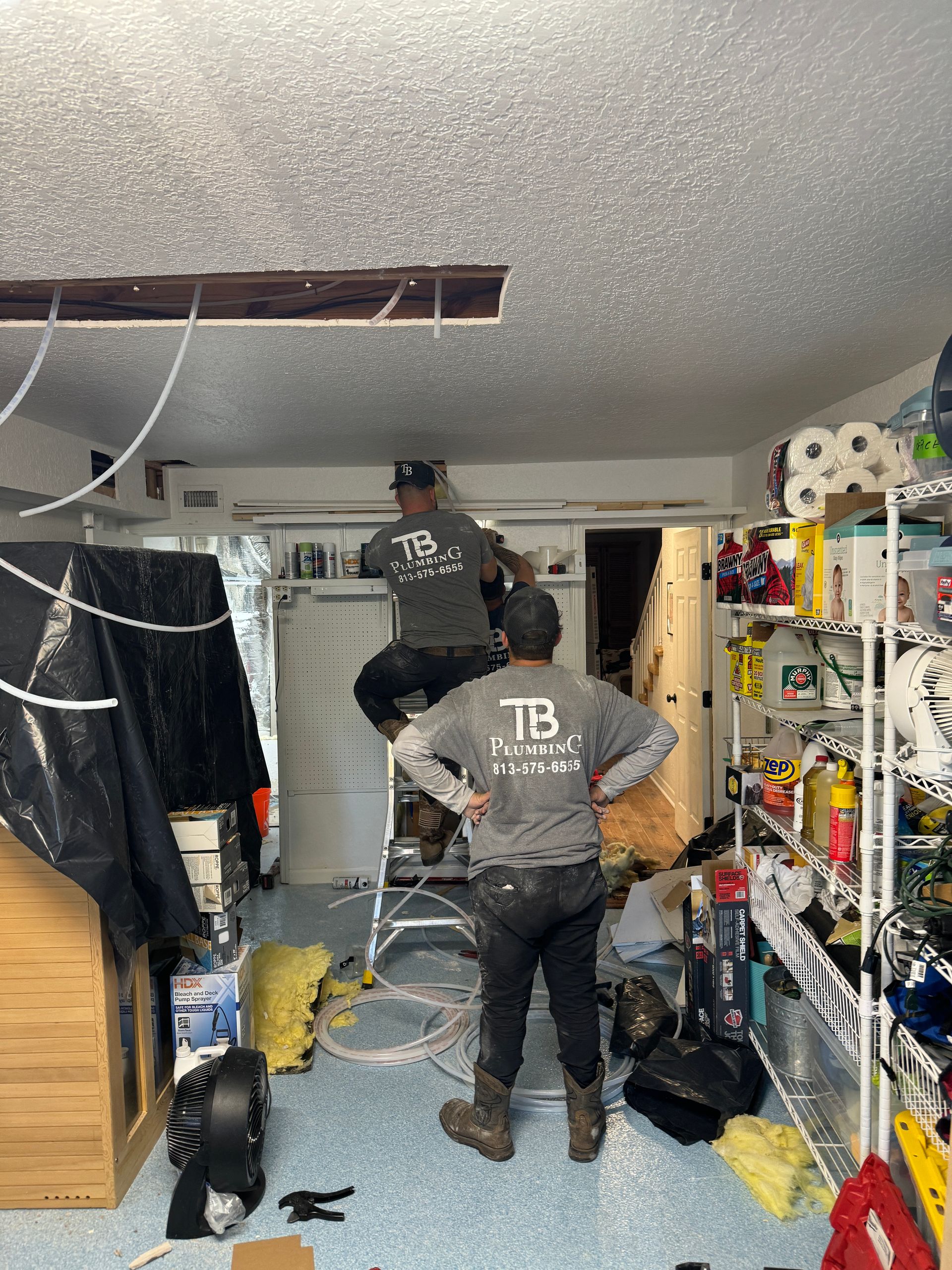 Water Pipe Break — Seminole, FL — TB Plumbing