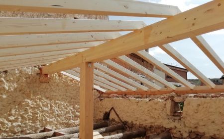 construir tejado nuevo con estructura de madera en Elche