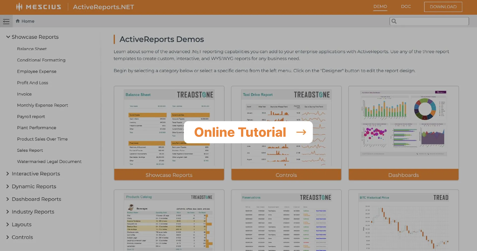 Go to Online Tutorial