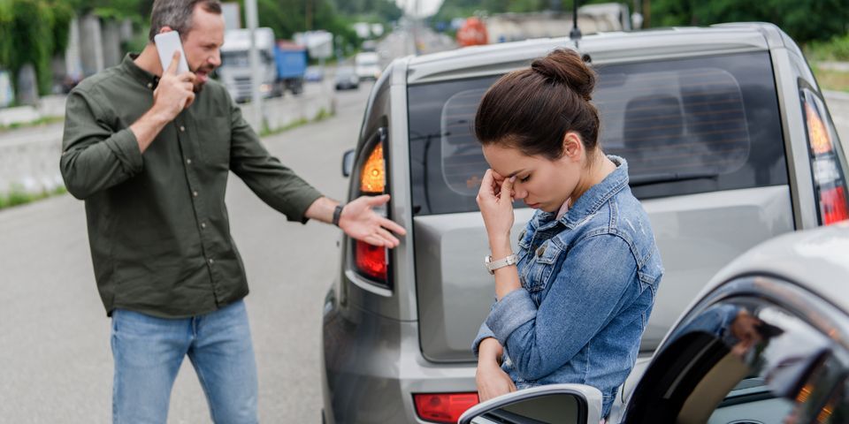 Couple Arguing Outside — Clarksville, AR — Phil Taylor Insurance Agency, Inc.