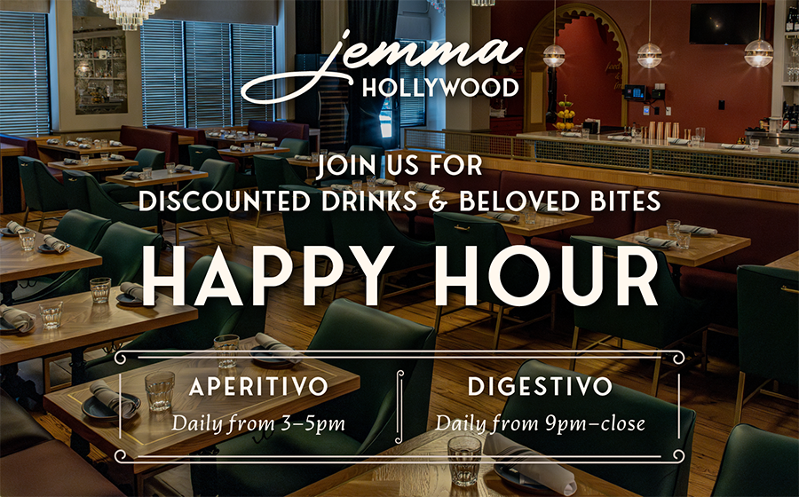 jemma hollywood restaurant brand design