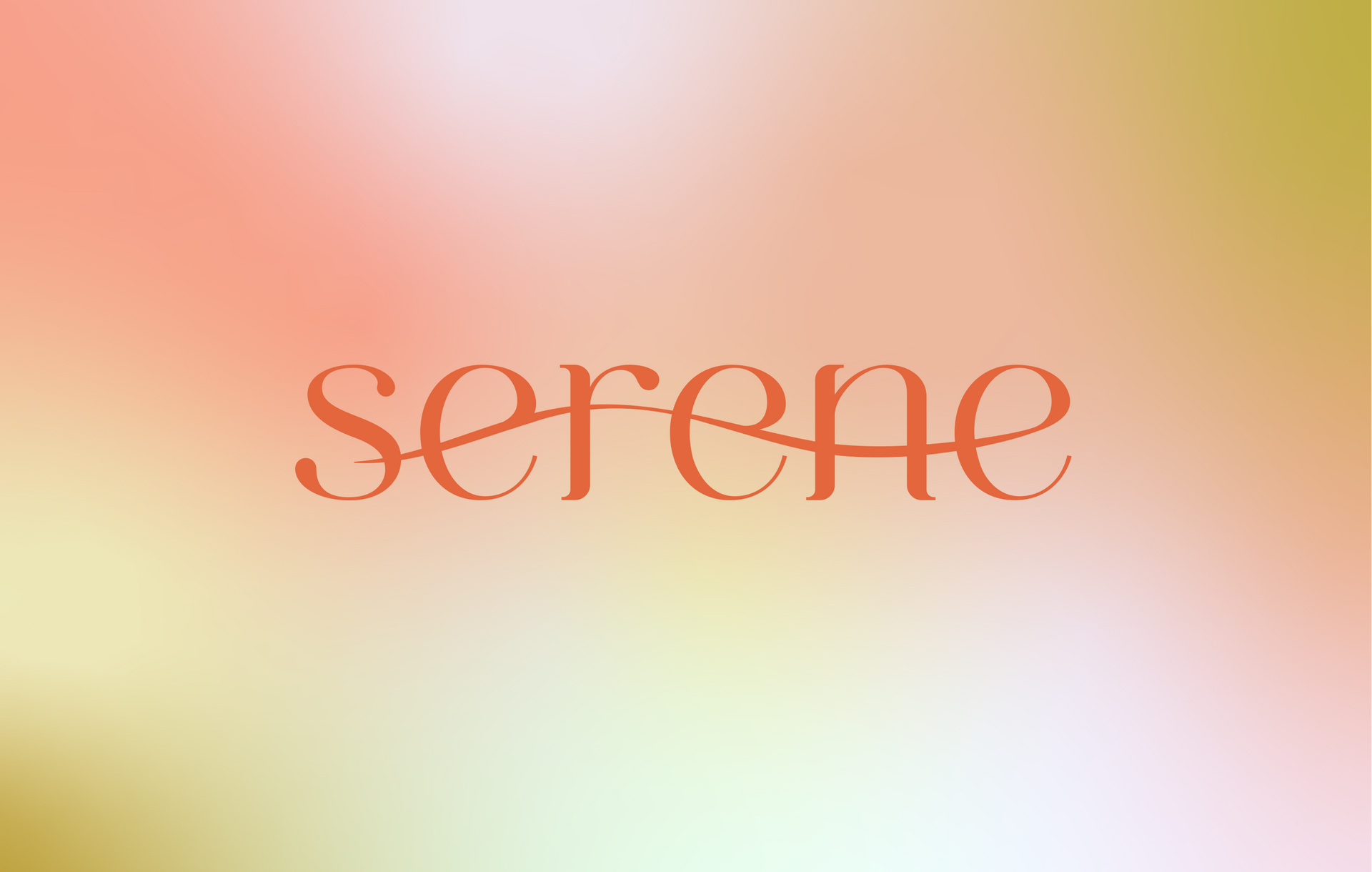 serene can packaging design