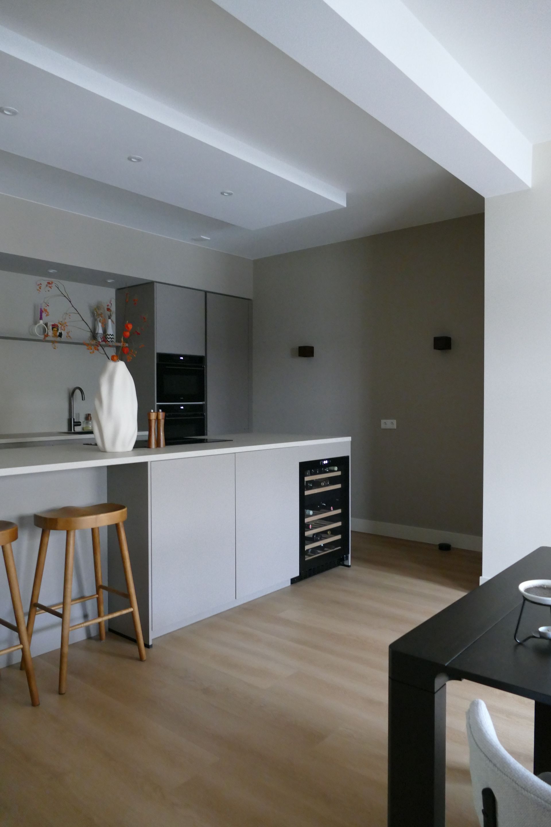 wijnkast keuken kookeiland