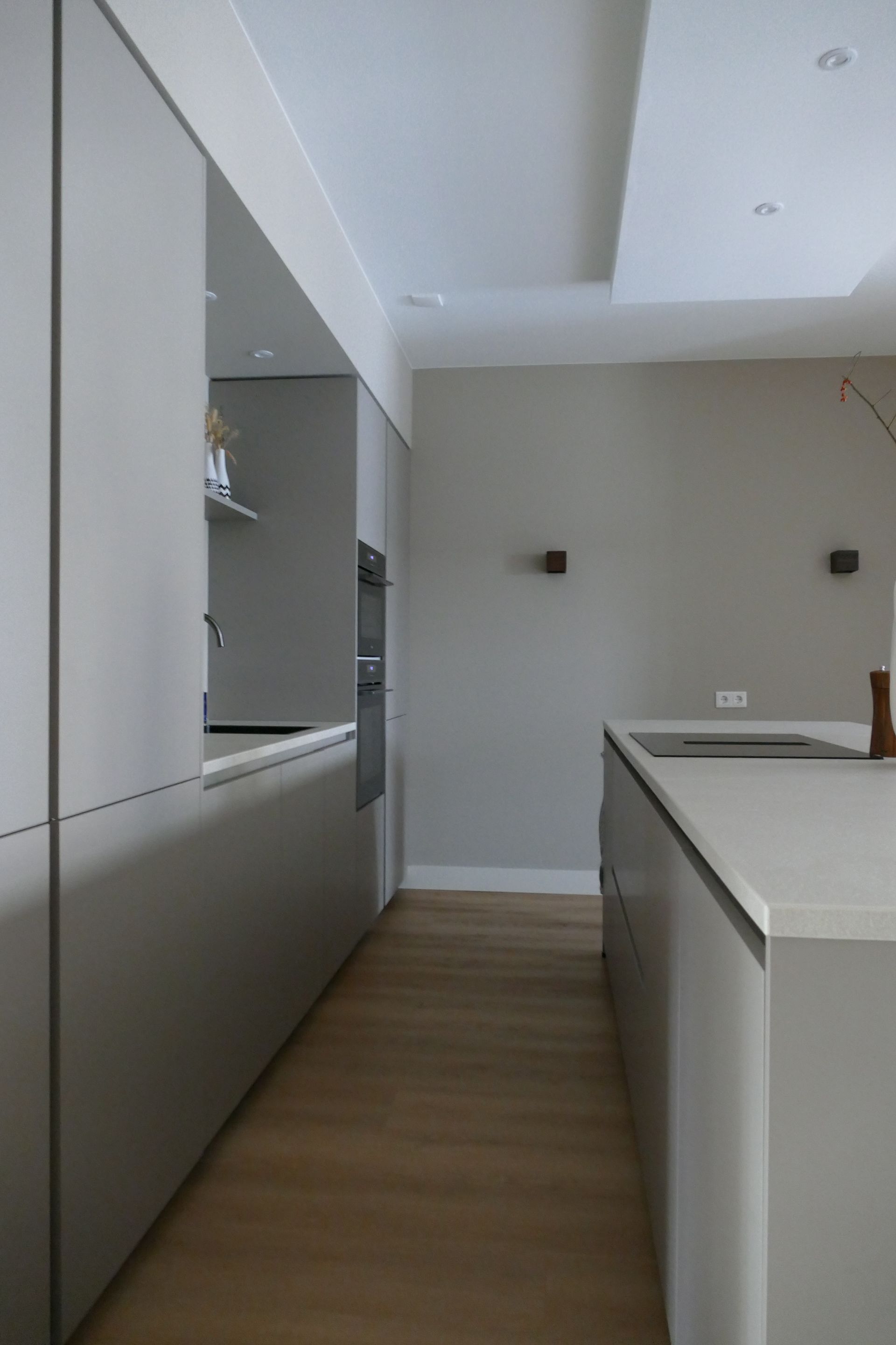  zichtlijn strakke keuken kookeilnad