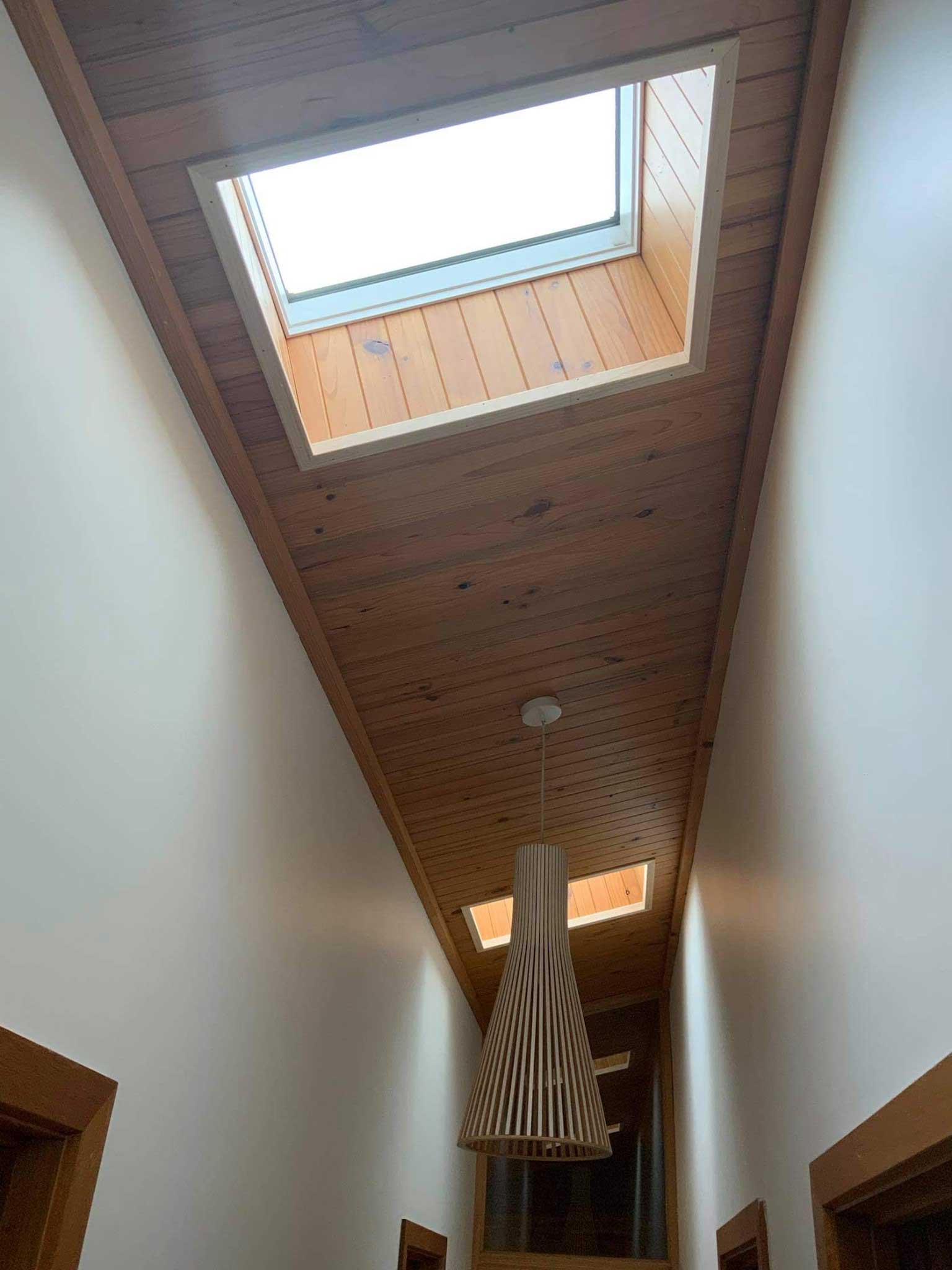 after with velux skylight
